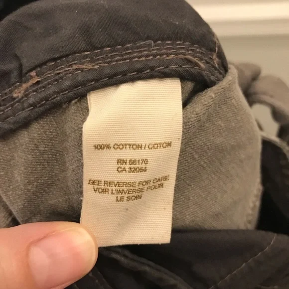 Free People Tie Waist Utility Shorts 4 gray beige - Picture 10 of 11